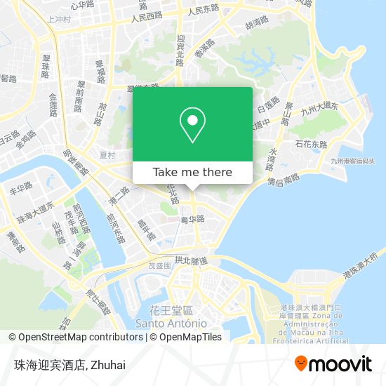 珠海迎宾酒店 map