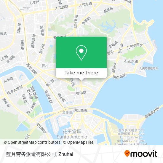 蓝月劳务派遣有限公司 map