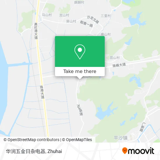 华润五金日杂电器 map