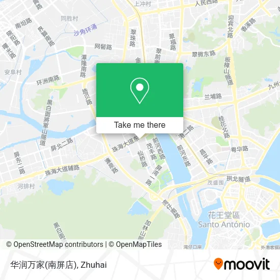 华润万家(南屏店) map