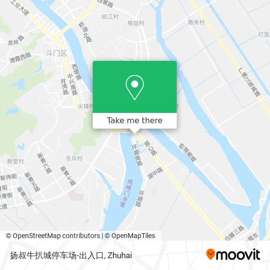 扬叔牛扒城停车场-出入口 map