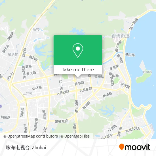 珠海电视台 map