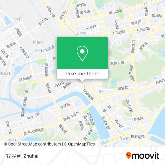 客服台 map
