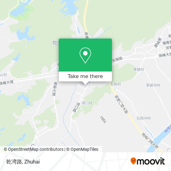 乾湾路 map