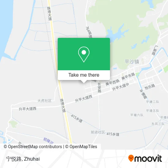 宁悦路 map