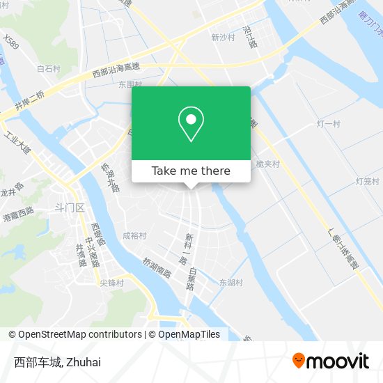 西部车城 map
