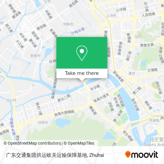 广东交通集团拱运岐关运输保障基地 map