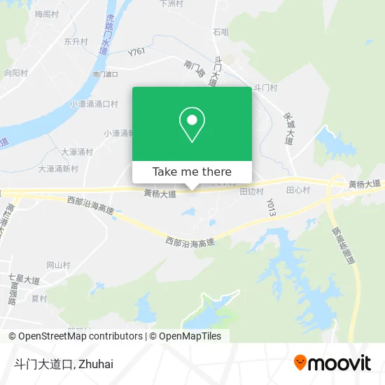 斗门大道口 map