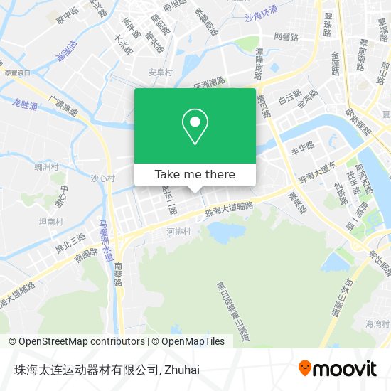 珠海太连运动器材有限公司 map