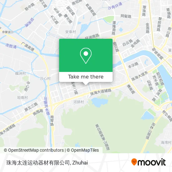 珠海太连运动器材有限公司 map