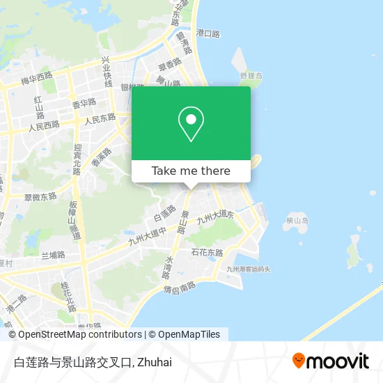 白莲路与景山路交叉口 map