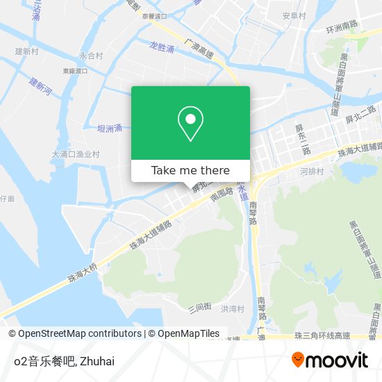o2音乐餐吧 map