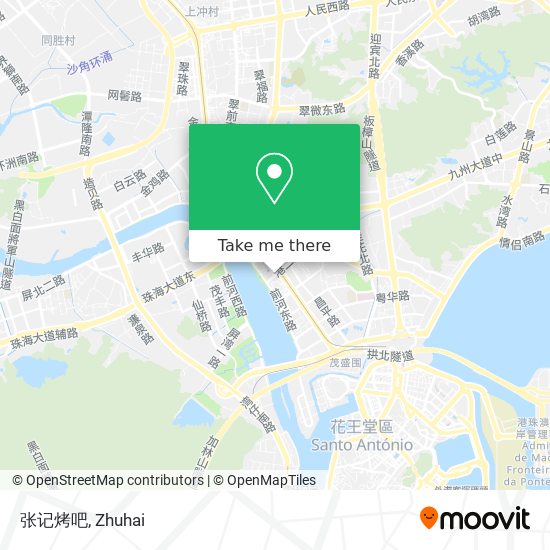 张记烤吧 map