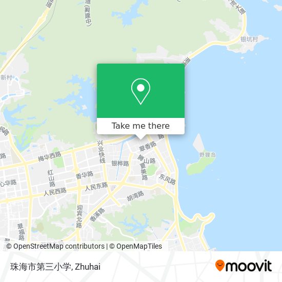 珠海市第三小学 map