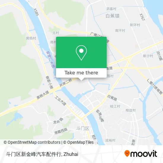 斗门区新金峰汽车配件行 map