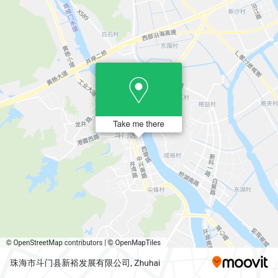 珠海市斗门县新裕发展有限公司 map