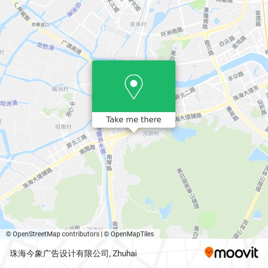 珠海今象广告设计有限公司 map