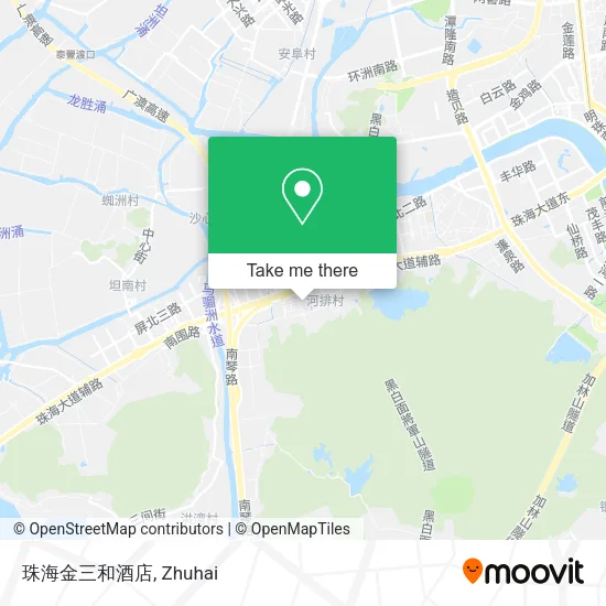 珠海金三和酒店 map