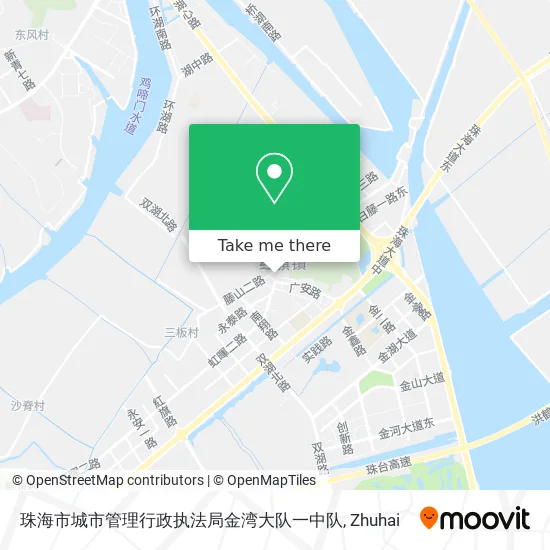 珠海市城市管理行政执法局金湾大队一中队 map