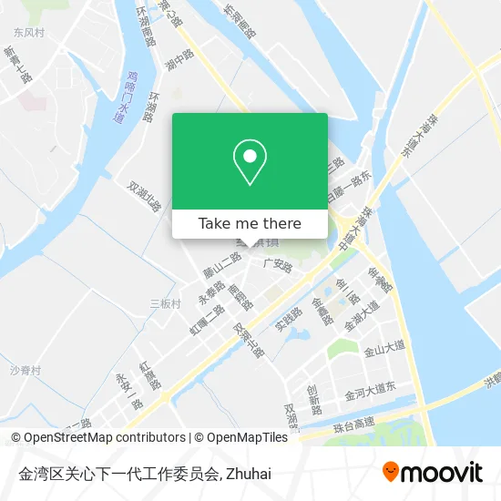 金湾区关心下一代工作委员会 map