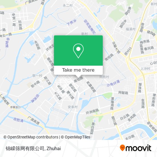 锦嵘筛网有限公司 map