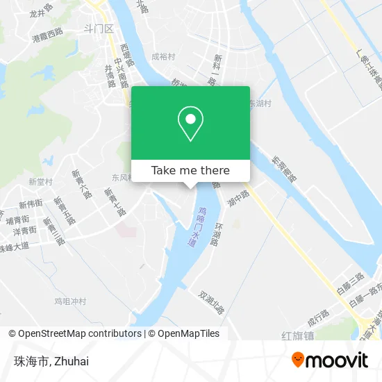 珠海市 map