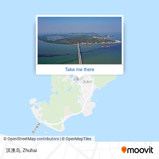 淇澳岛 map