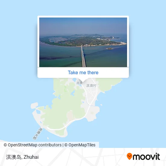 淇澳岛 map