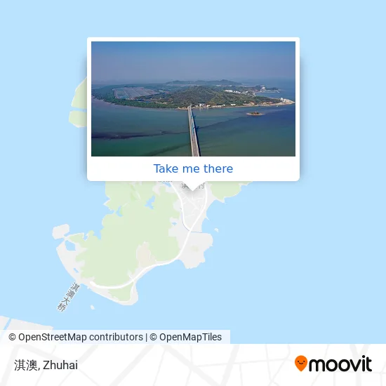 淇澳 map