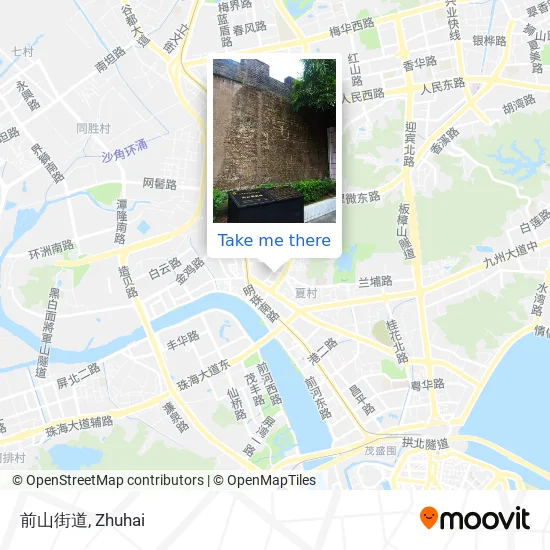 前山街道 map