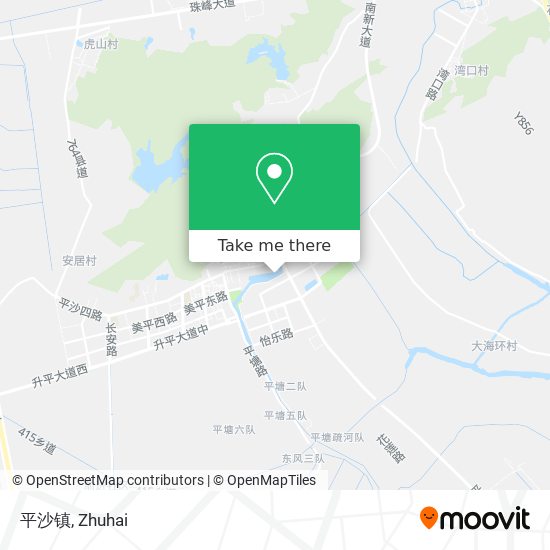 平沙镇 map