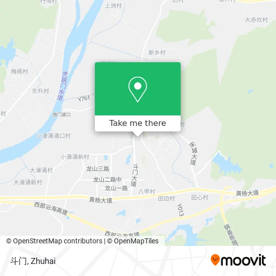 斗门 map