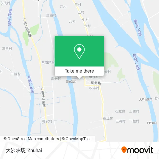 大沙农场 map