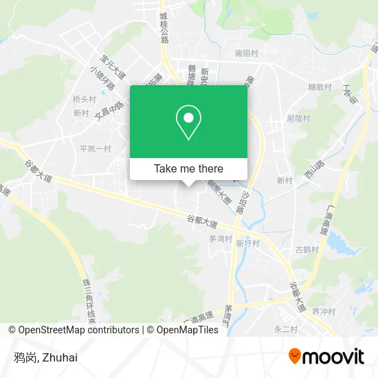 鸦岗 map