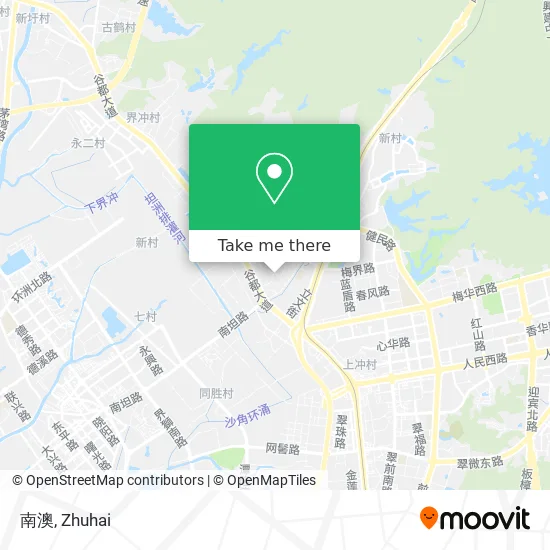 南澳 map