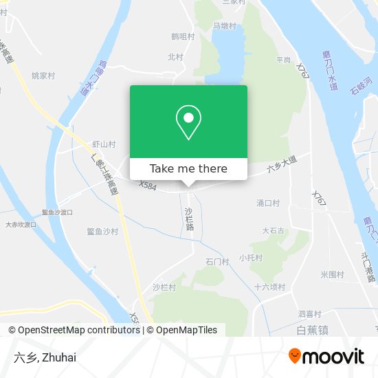 六乡 map