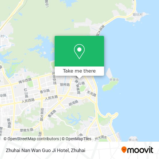 Zhuhai Nan Wan Guo Ji Hotel map