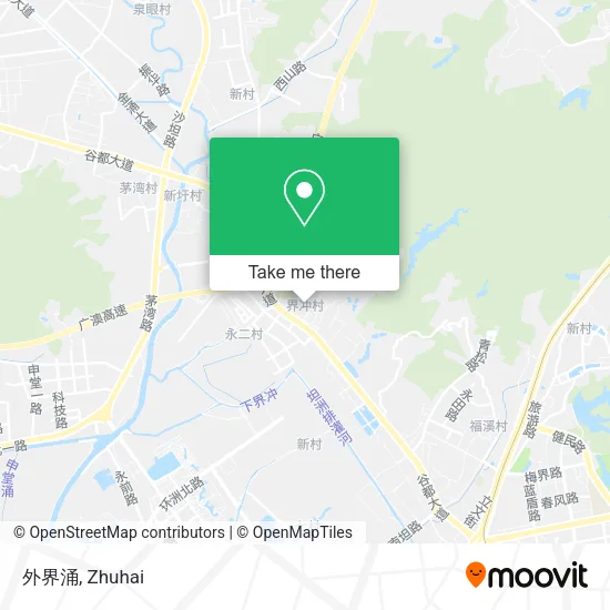 外界涌 map