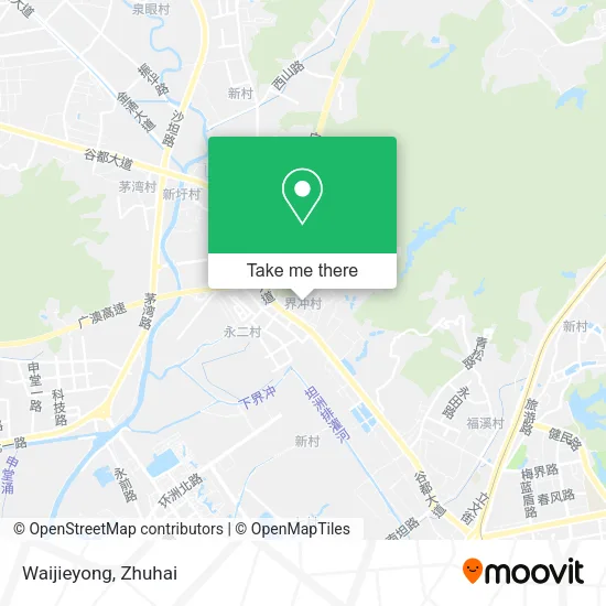 Waijieyong map