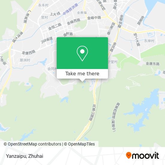 Yanzaipu map