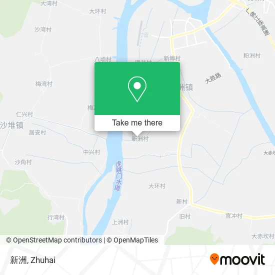 新洲 map