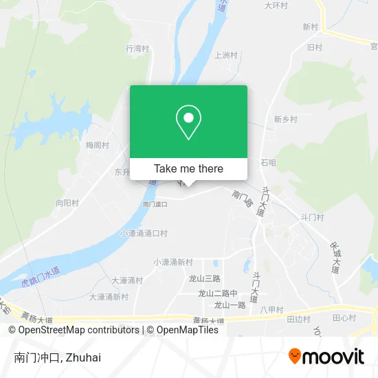 南门冲口 map