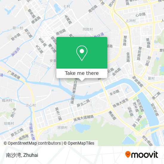 南沙湾 map