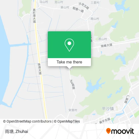 雨塘 map