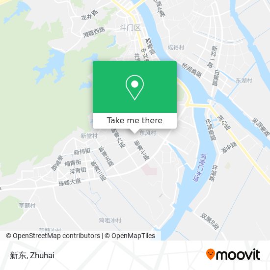 新东 map