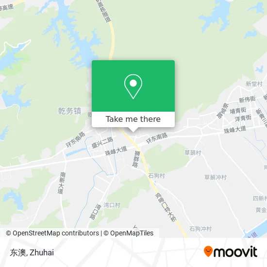 东澳 map
