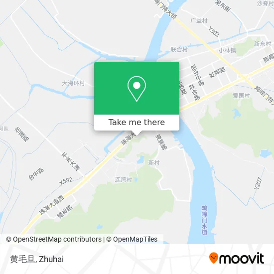 黄毛旦 map
