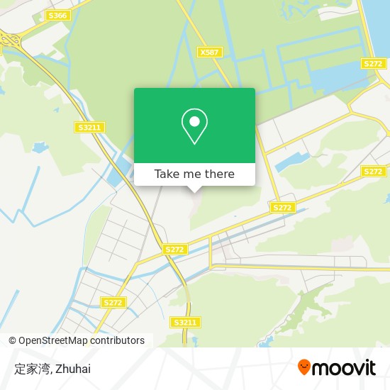 定家湾 map