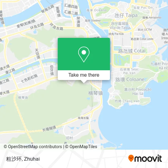 粗沙环 map