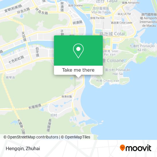 Hengqin map